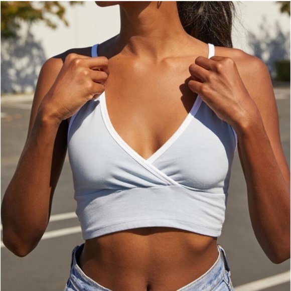 NWOT RARE Light Blue & White Amara Tank - Picture 3 of 7